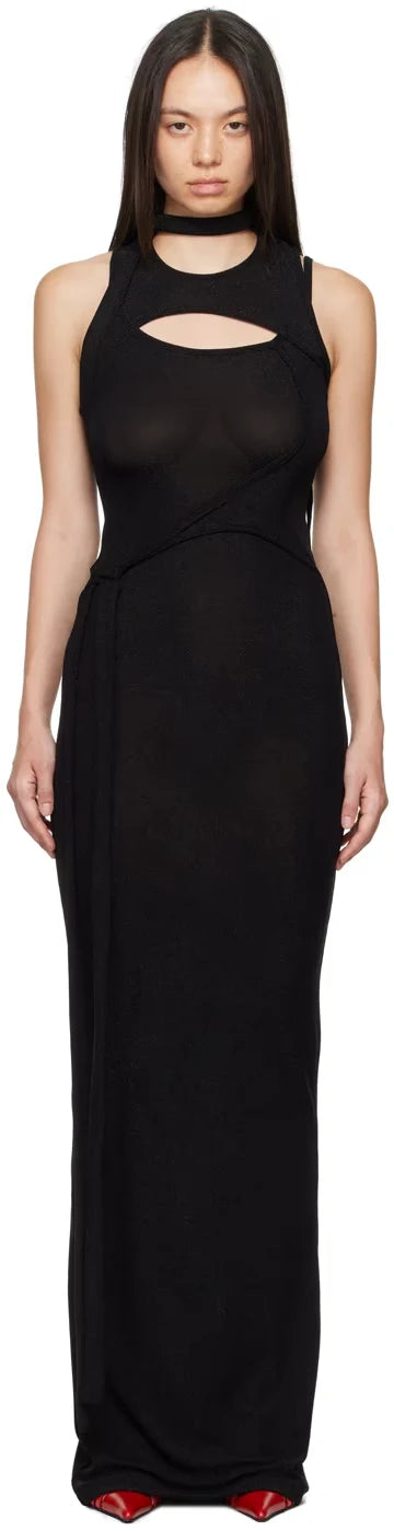 Layered Cutout Maxi Dress