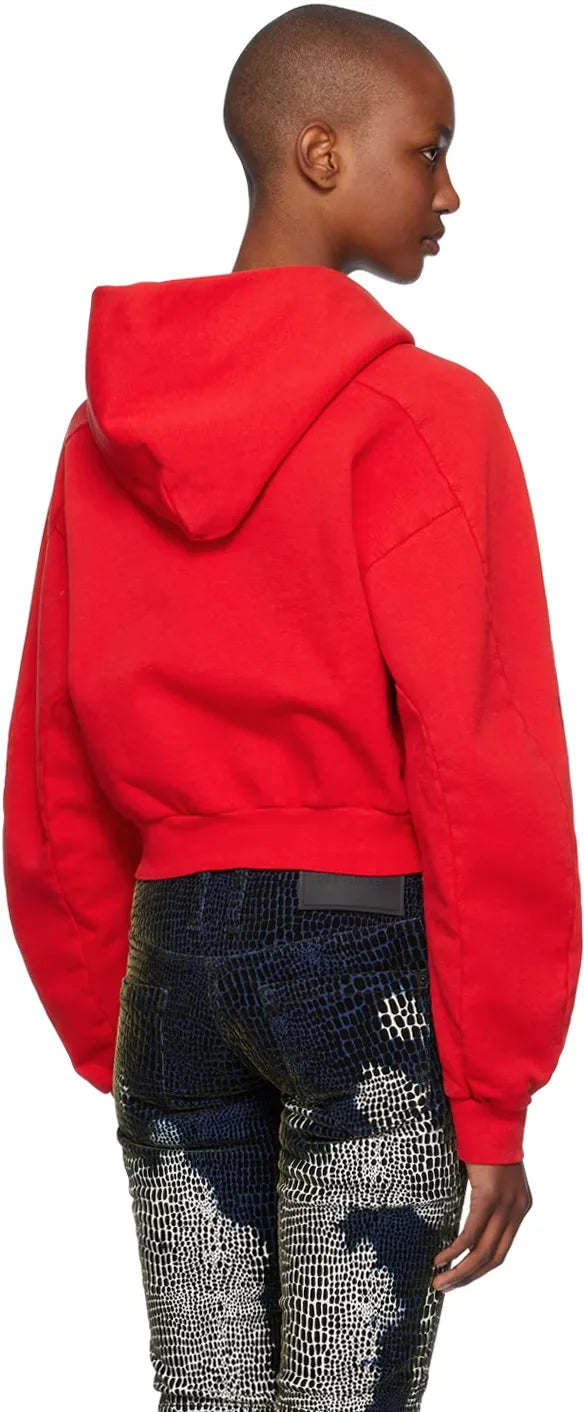 Multiline Zip Hoodie
